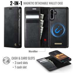 Калъф CaseMe C49 за Samsung Galaxy A17 с Магнитен Сваляем Портфейл, RFID Защита и Скрийн Протектор – 5 цвята