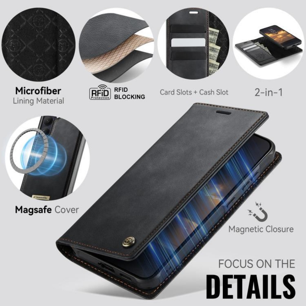 Калъф CaseMe C49 за Samsung Galaxy S26 5G с Магнитен Сваляем Портфейл, RFID Защита и Протектор – 5 цвята