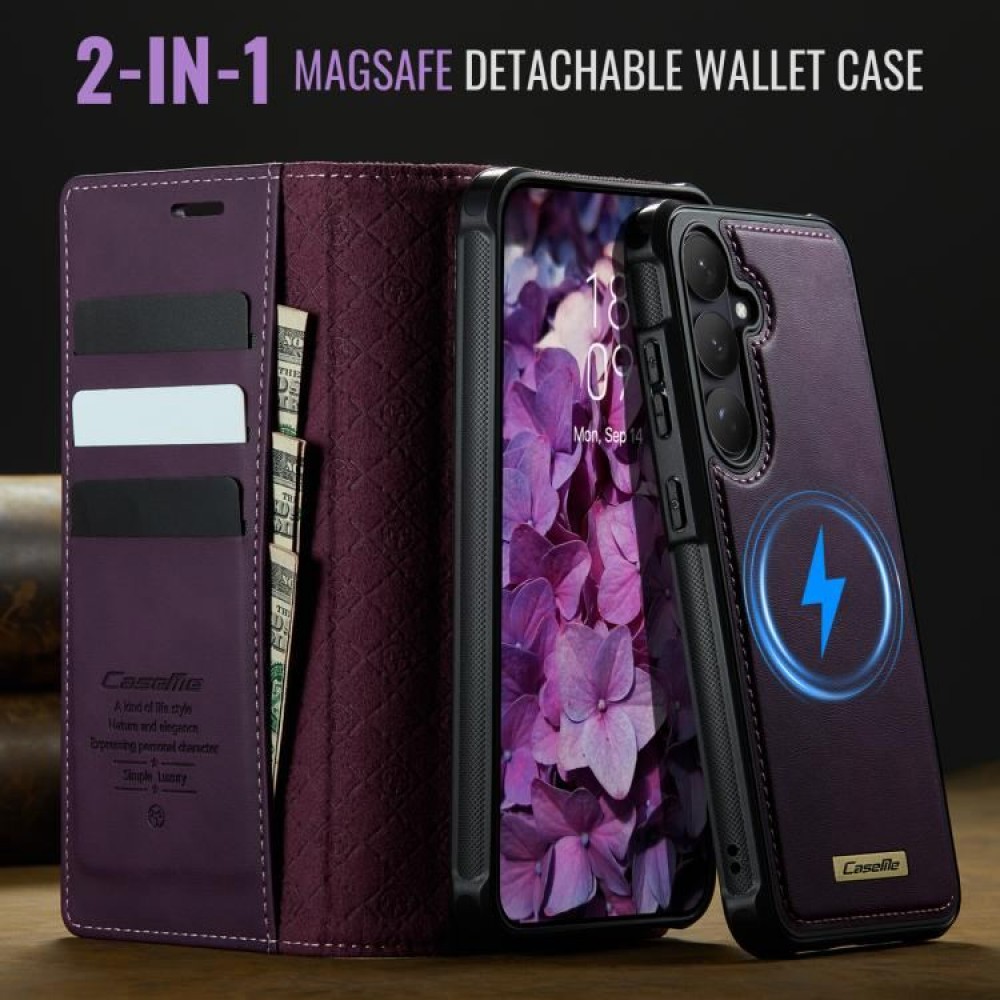 Калъф CaseMe C49 за Samsung Galaxy S26 5G с Магнитен Сваляем Портфейл, RFID Защита и Протектор – 5 цвята