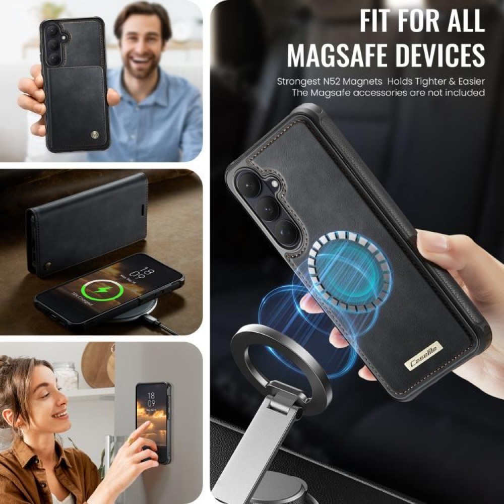 Калъф CaseMe C49 за Samsung Galaxy S26+ 5G с Магнитен Сваляем Портфейл, RFID Защита и Скрийн Протектор – 5 цвята