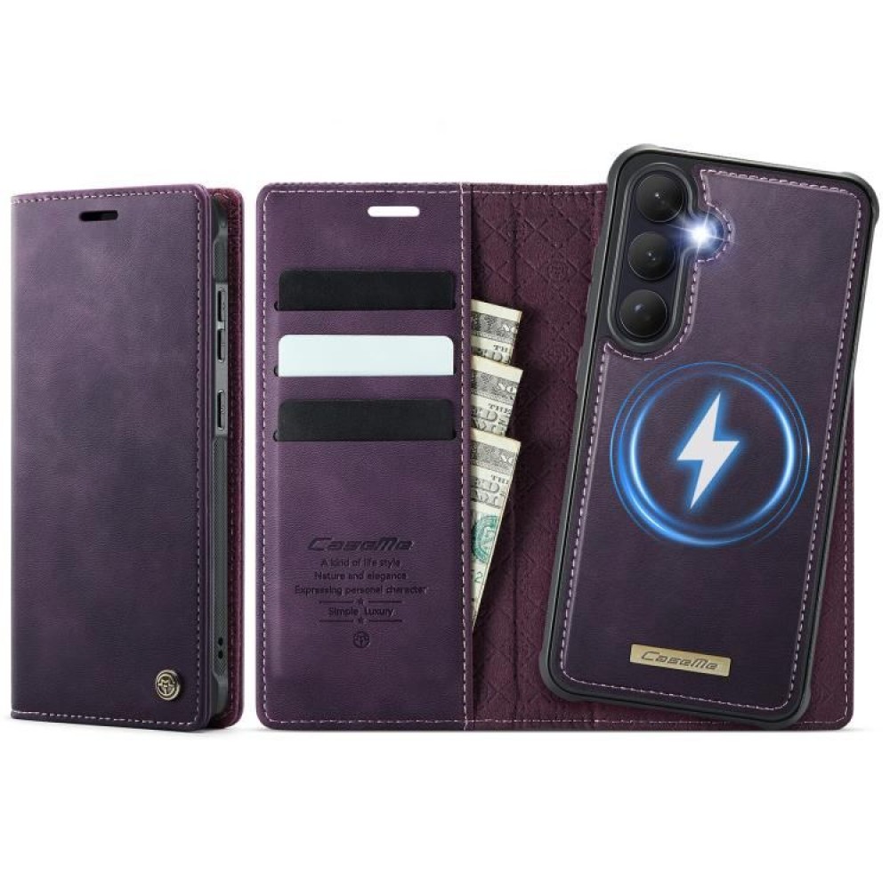 Калъф CaseMe C49 за Samsung Galaxy S26+ 5G с Магнитен Сваляем Портфейл, RFID Защита и Скрийн Протектор – 5 цвята