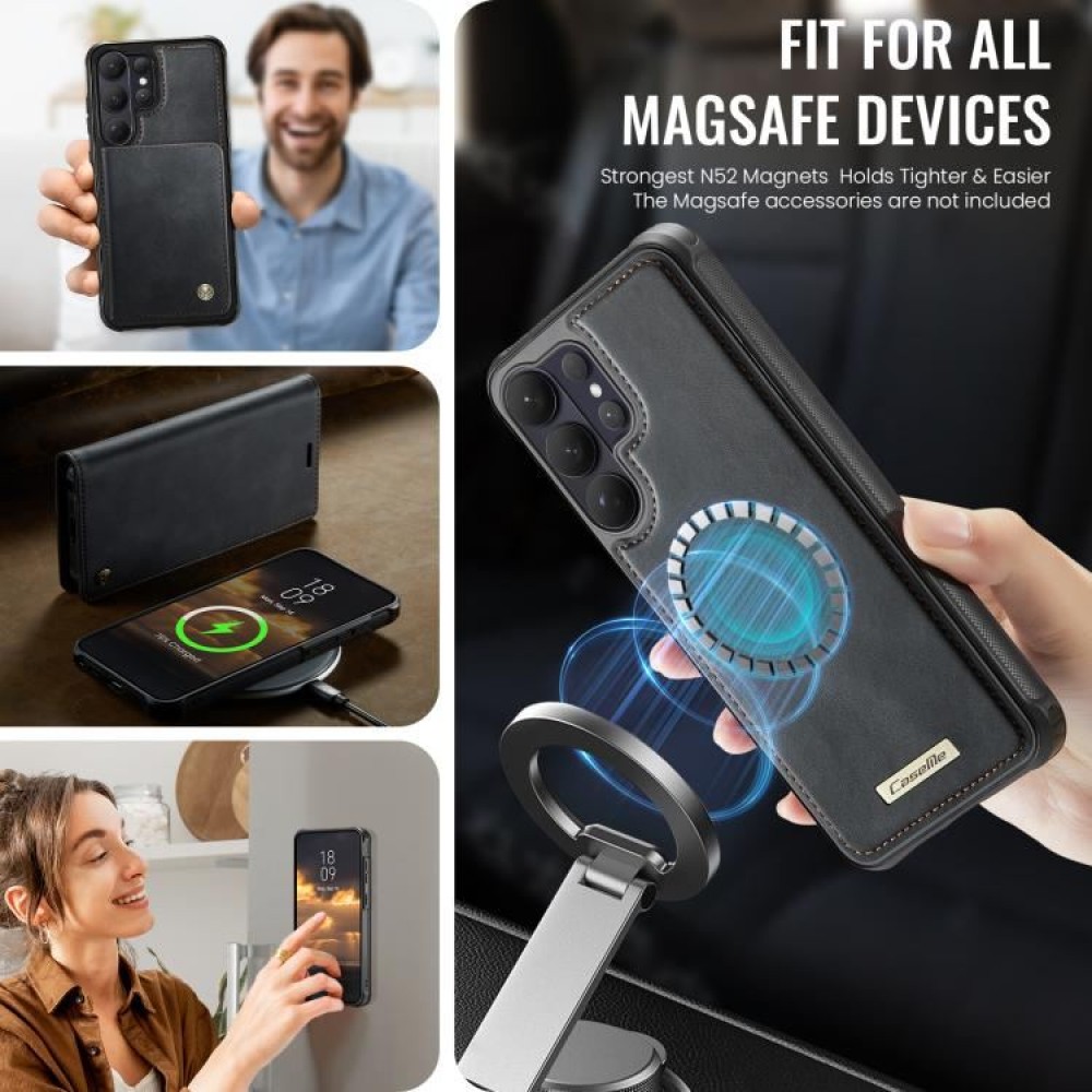 Калъф CaseMe C49 за Samsung Galaxy S26 Ultra 5G с Магнитен Сваляем Портфейл, RFID Защита и Скрийн Протектор – 5 цвята