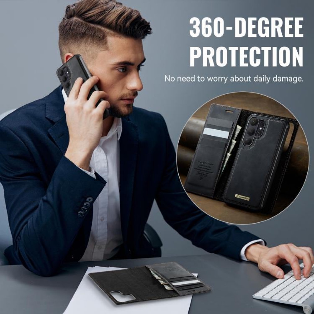 Калъф CaseMe C49 за Samsung Galaxy S26 Ultra 5G с Магнитен Сваляем Портфейл, RFID Защита и Скрийн Протектор – 5 цвята