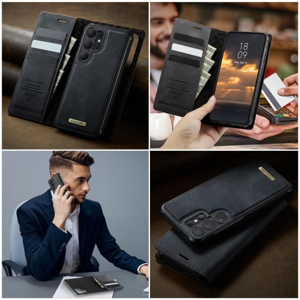 Калъф CaseMe C49 за Samsung Galaxy S26 Ultra 5G с Магнитен Сваляем Портфейл, RFID Защита и Скрийн Протектор – 5 цвята