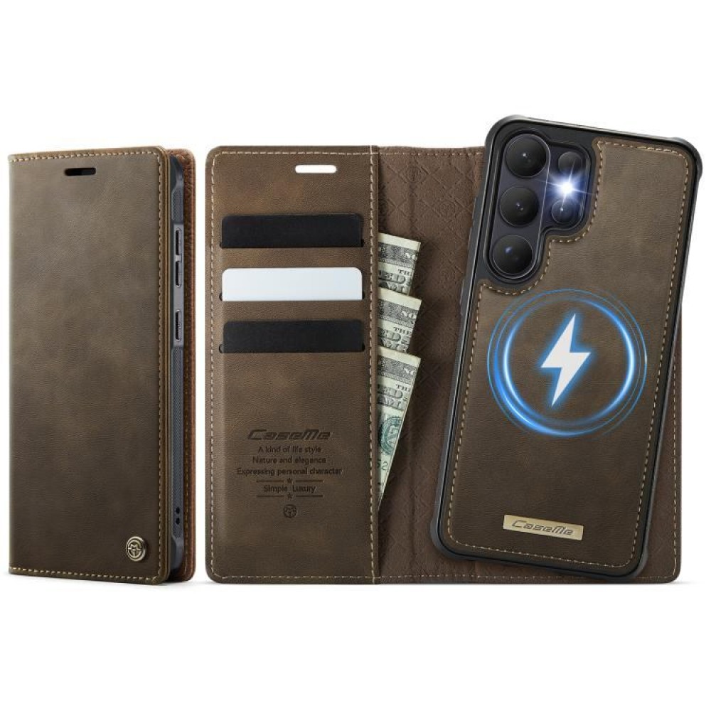 Калъф CaseMe C49 за Samsung Galaxy S26 Ultra 5G с Магнитен Сваляем Портфейл, RFID Защита и Скрийн Протектор – 5 цвята