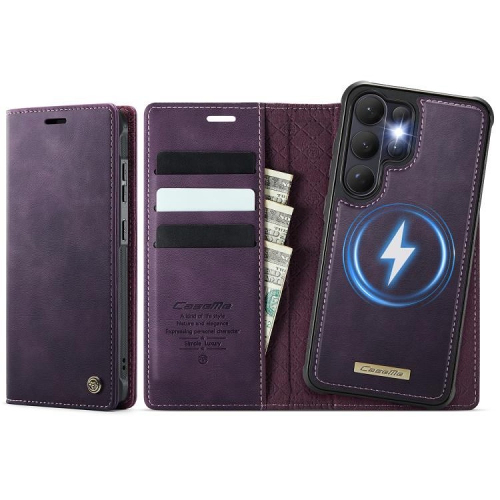 Калъф CaseMe C49 за Samsung Galaxy S26 Ultra 5G с Магнитен Сваляем Портфейл, RFID Защита и Скрийн Протектор – 5 цвята