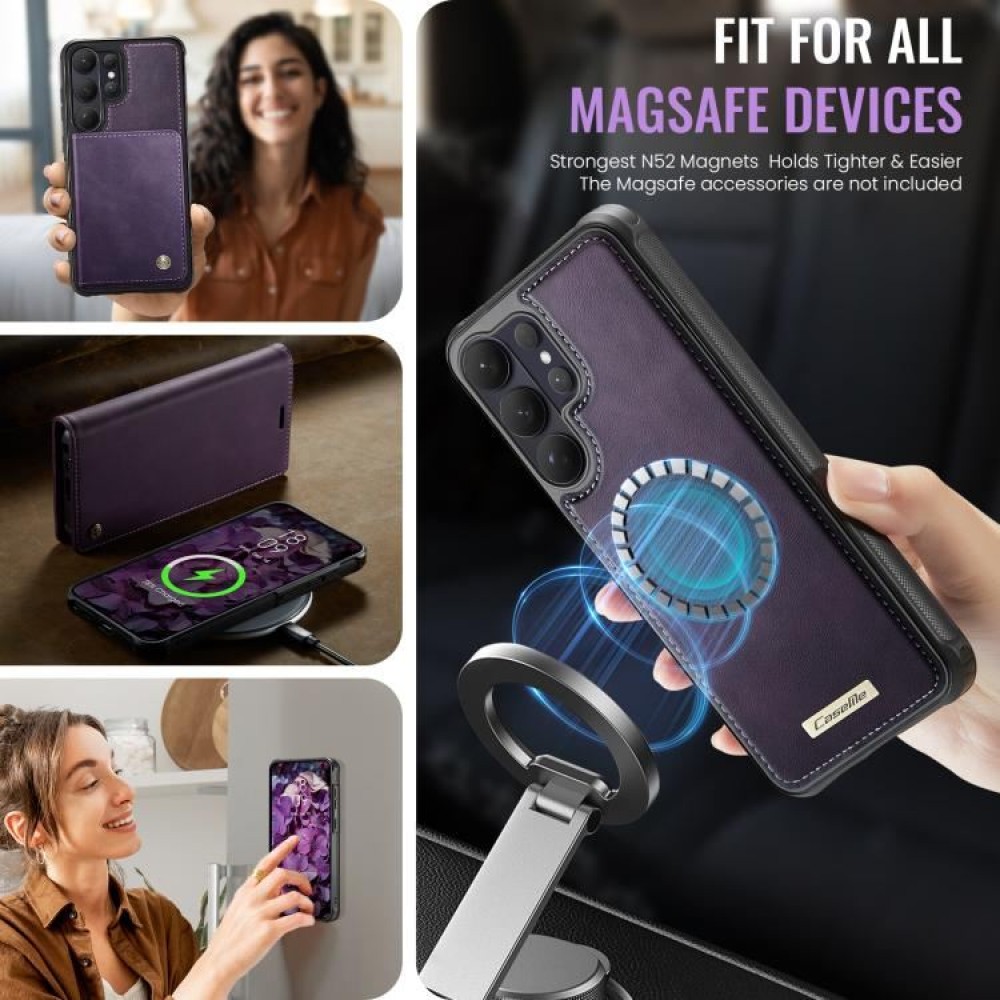 Калъф CaseMe C49 за Samsung Galaxy S26 Ultra 5G с Магнитен Сваляем Портфейл, RFID Защита и Скрийн Протектор – 5 цвята