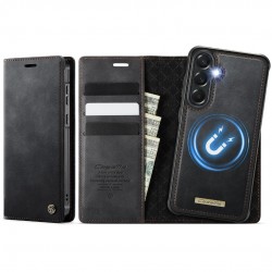 Калъф CaseMe C49 за Samsung Galaxy A57 5G с Отделящ се RFID Портфейл, Стойка и Скрийн Протектор – 4 цвята