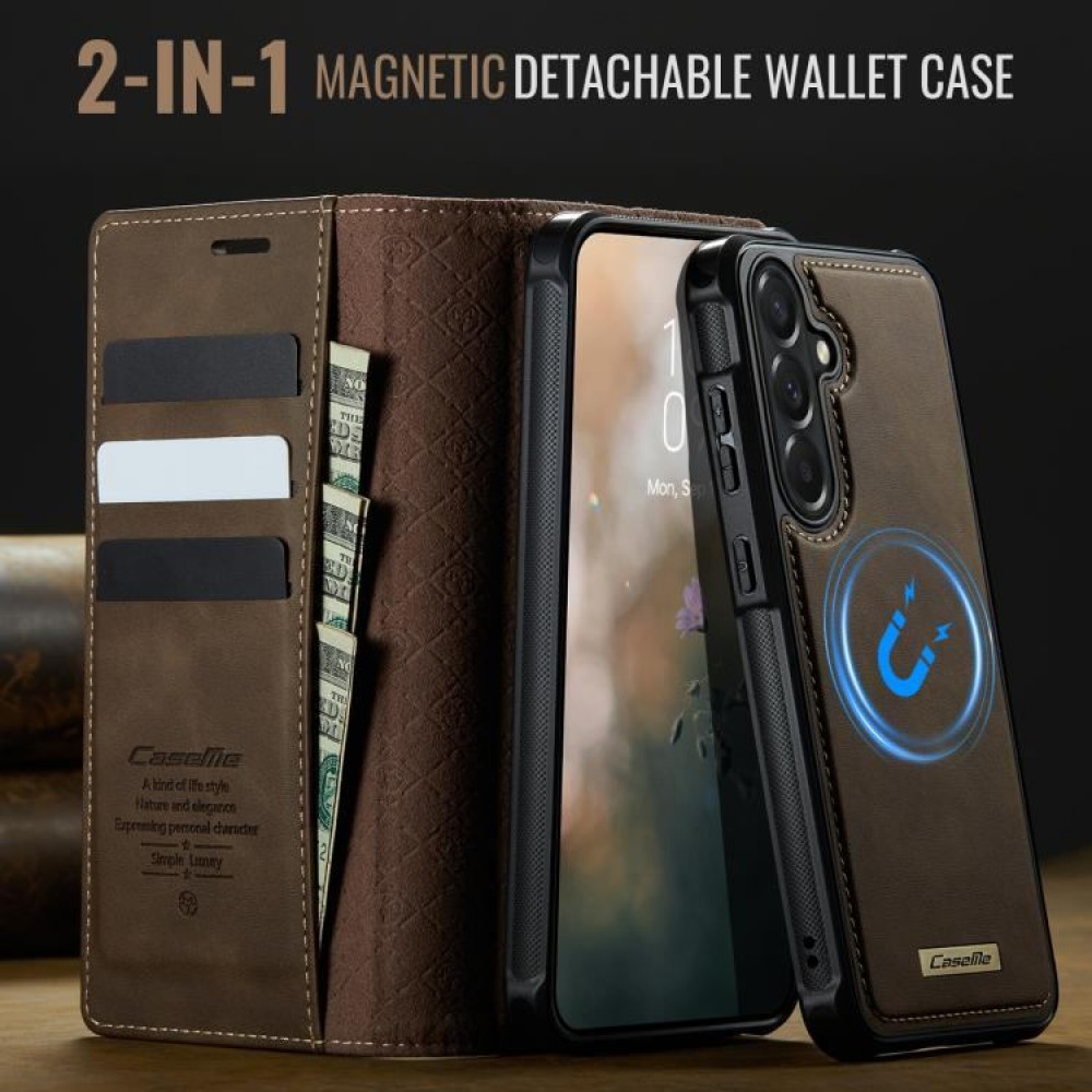 Калъф CaseMe C49 за Samsung Galaxy A57 5G с Отделящ се RFID Портфейл, Стойка и Скрийн Протектор – 4 цвята