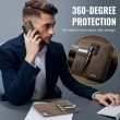 Калъф CaseMe C49 за Samsung Galaxy A57 5G с Отделящ се RFID Портфейл, Стойка и Скрийн Протектор – 4 цвята