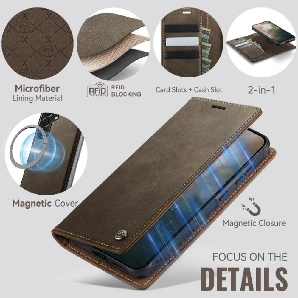 Калъф CaseMe C49 за Samsung Galaxy A57 5G с Отделящ се RFID Портфейл, Стойка и Скрийн Протектор – 4 цвята
