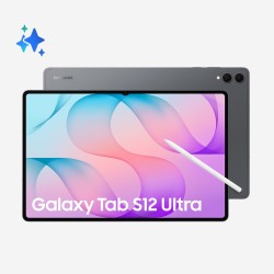 Таблет Samsung Galaxy Tab S12 Ultra 5G 14.6", 12GB RAM, 512GB, Gray, S Pen – SM-X946BZAPEUE