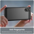 Sony Xperia 10 VI Удароустойчив Carbon Fiber Калъф и Протектор
