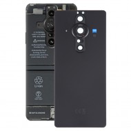 Оригинален заден капак за Sony Xperia Pro-I с рамка и стъкло за камерата – Черен