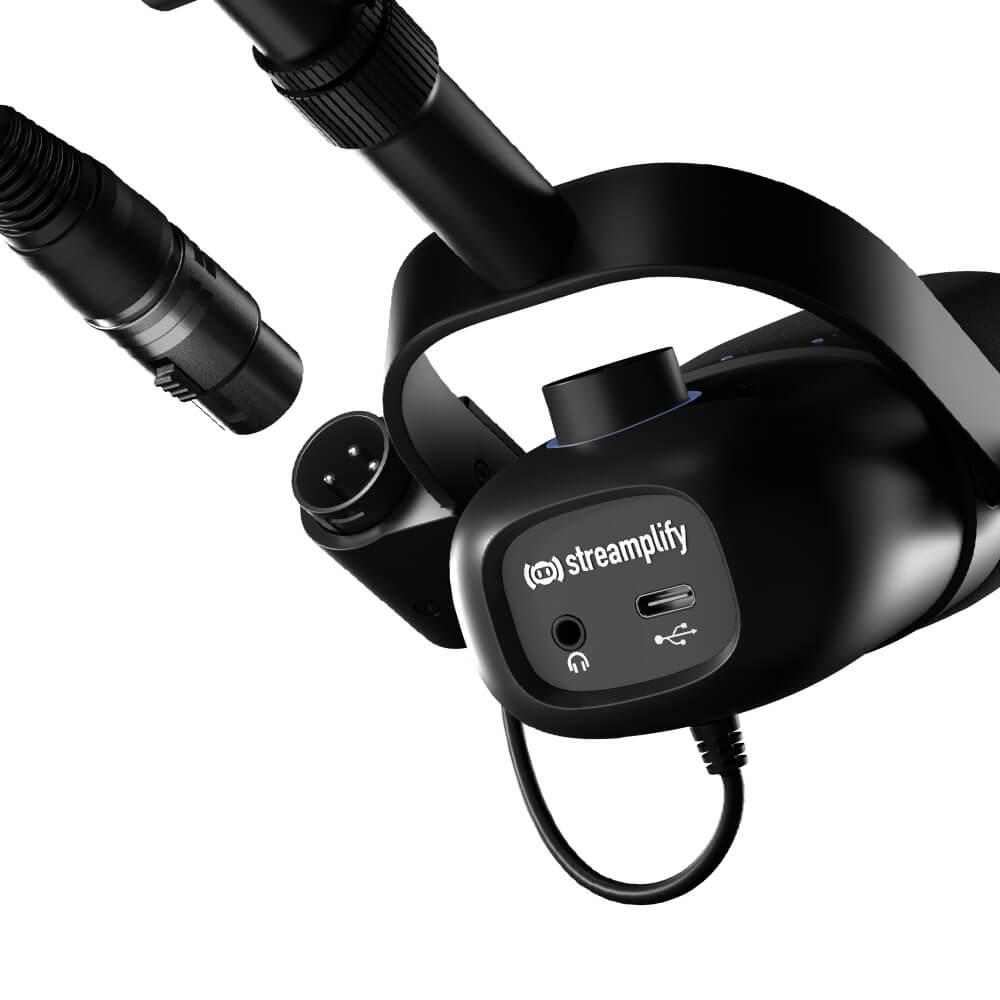 Streamplify MIC VOX Динамичен USB/XLR Микрофон за Стрийминг, Подкаст и Конференции