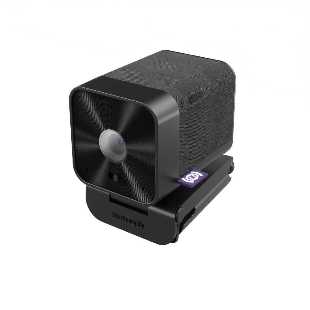 Streamplify CAM G Уеб Камера с Микрофон, QHD 1440p, 4 MP CMOS, Автоматична Корекция на Светлината и Затвор на Обектива – Черен – SPCW-CGQH421.11