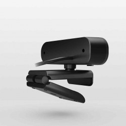 Streamplify CAM Mini Уеб Камера с Микрофон, Full HD 1080p, 2 MP CMOS, Автоматична Корекция на Светлината и Затвор на Обектива – Черен – SPCW-CMFH221.11
