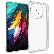 TPU Калъф за TCL 60R 5G -Антиприплъзващ, Защита камера и екран, Подсилени ъгли, Вкл. Протектор, Прозрачен 