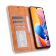 Калъф-портфейл за TCL 60R 5G - Ретро кожен, Мозаечен бордюр, Стойка, 3 слотa за карти, Вкл. Протектор, 4 Цвята