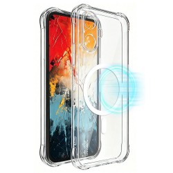 IMAK за TCL K70 NxtPaper 5G Магнитен Airbag Удароустойчив TPU Калъф със Скрийн Протектор – Прозрачен