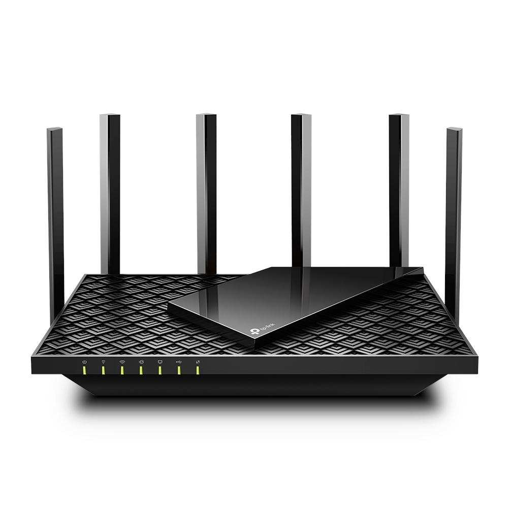 TP-Link Archer AX73 AX5400 Двулентов Wi-Fi 6 Gigabit Рутер с OneMesh, MU-MIMO, OFDMA и USB 3.0 – Черен