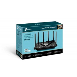 TP-Link Archer AX73 AX5400 Двулентов Wi-Fi 6 Gigabit Рутер с OneMesh, MU-MIMO, OFDMA и USB 3.0 – Черен