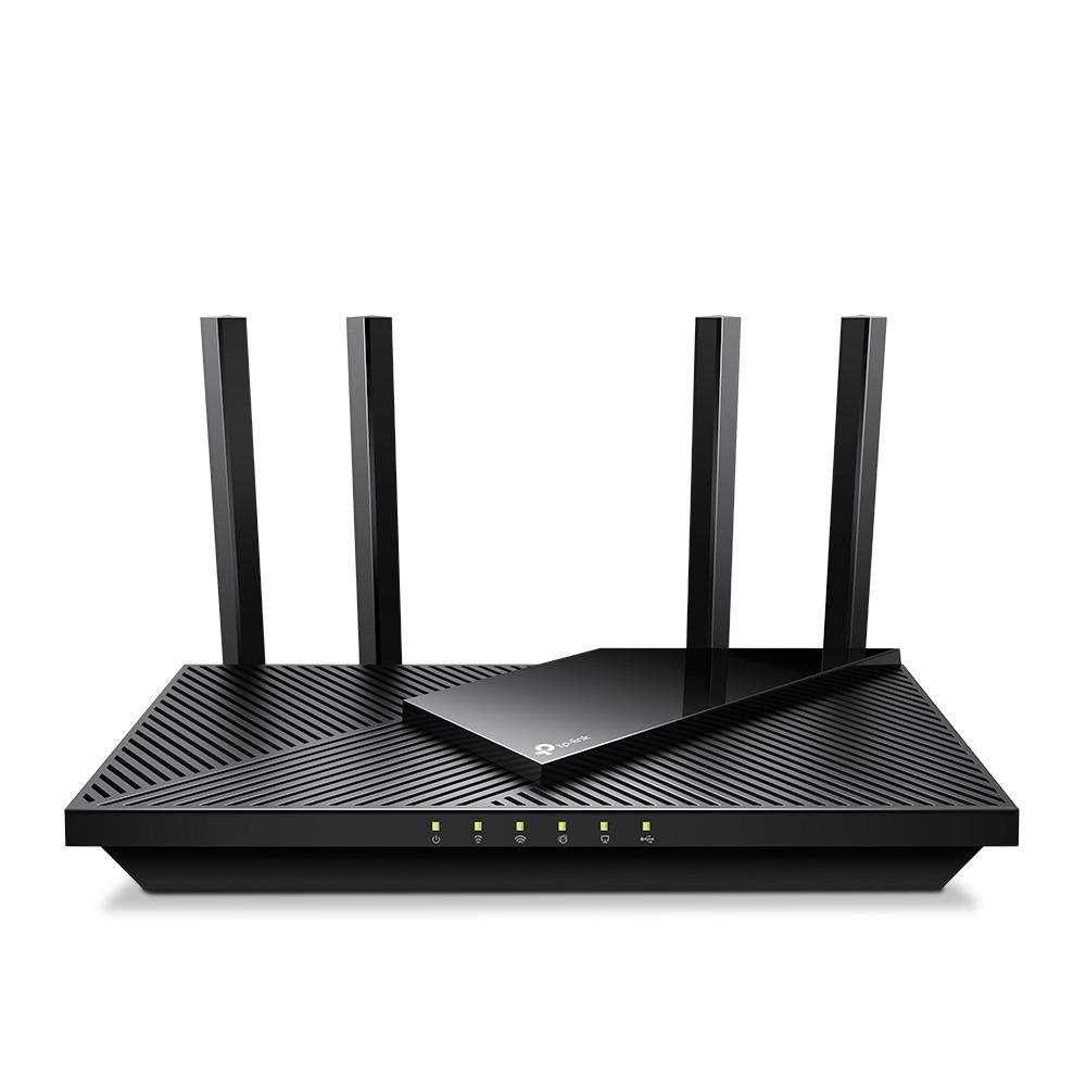TP-Link Archer AX55 Pro AX3000 Wi-Fi 6 Multi-Gigabit Рутер с 2.5GbE, OneMesh, OFDMA и USB 3.0 – Черен