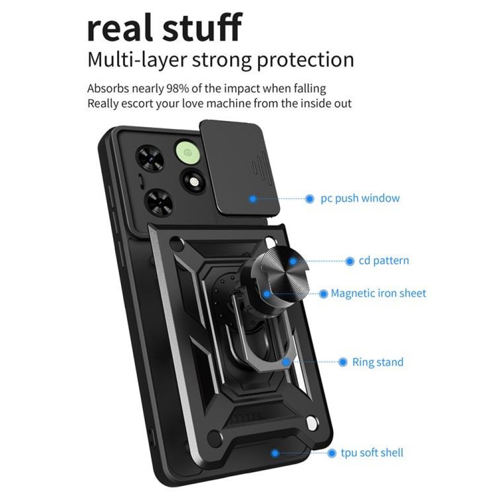 TECNO Spark Go 2024 4G / Spark 20 / Spark 20C / Pop 8 Удароустойчив Ring Holder Калъф и Протектор