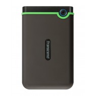 Transcend StoreJet M3 1TB - Външен твърд диск USB 3.1, Anti-Shock, Slim - Iron Gray