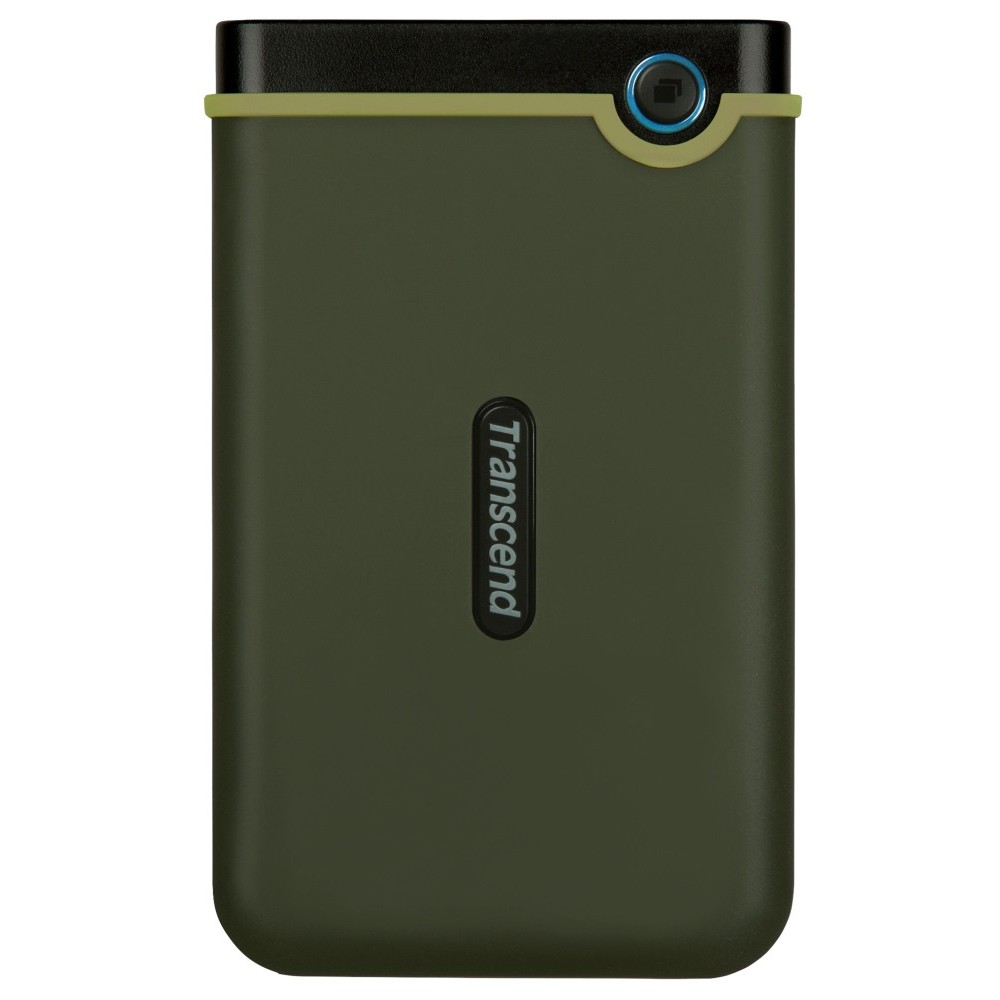 Transcend StoreJet M3 1TB - Външен твърд диск USB 3.1, Anti-Shock - Military Green