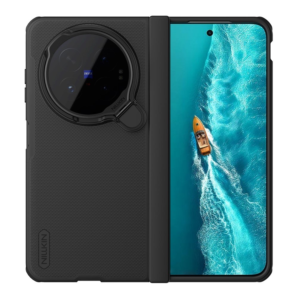 NILLKIN Super Frosted Shield Prop за vivo X Fold6 5G Магнитен PC Калъф с Капаче за Камерата, Стойка и Скрийн Протектор – 2 цвята