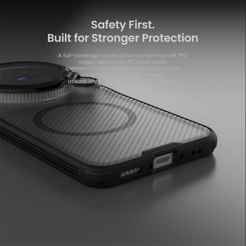 Калъф за vivo X500 Pro Max 5G NILLKIN CamShield Prop Magnetic с Капаче за Камерата, Магнитно Закрепване и Скрийн Протектор – 2 цвята