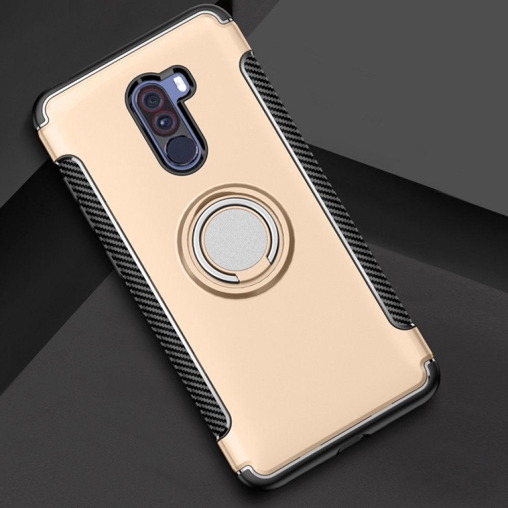 Xiaomi Pocophone F1 Удароустойчив Ring Holder Калъф и Протектор