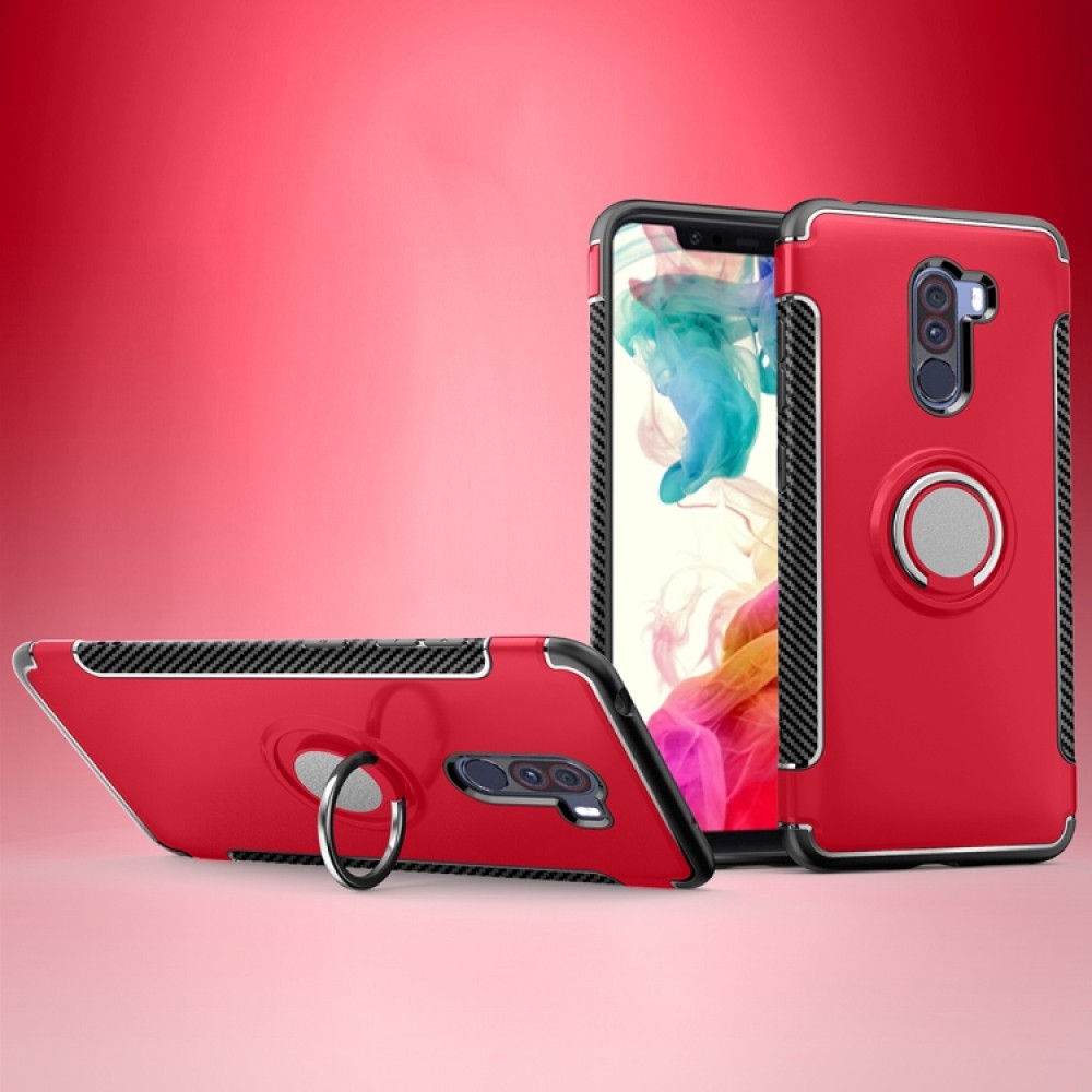 Xiaomi Pocophone F1 Удароустойчив Ring Holder Калъф и Протектор