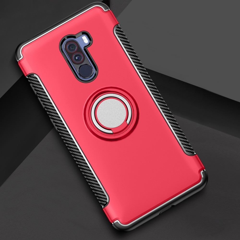 Xiaomi Pocophone F1 Удароустойчив Ring Holder Калъф и Протектор