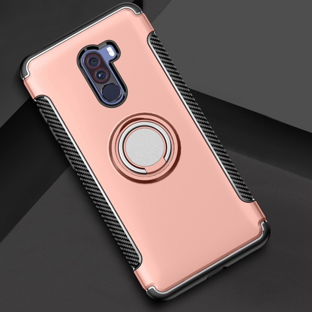 Xiaomi Pocophone F1 Удароустойчив Ring Holder Калъф и Протектор