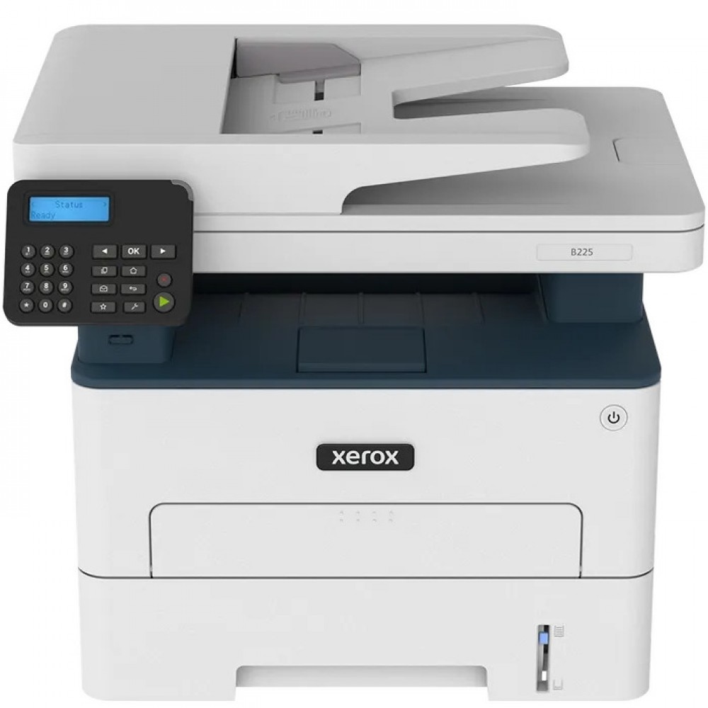Xerox B225 Лазирно МФУ за големи офиси- 3в1 Принтер, Скенер, Копир,  34стр/мин, ADF 50л., Wi-Fi, 2500стр/месец, Wi-Fi, мрежов