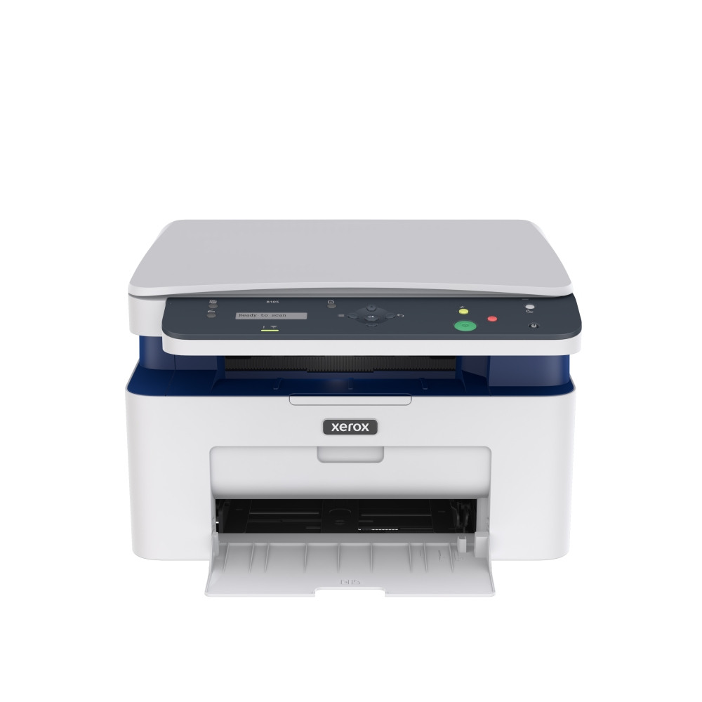 Xerox B105 МФУ - A4 Моно Печат/Копир/Скен, Wi-Fi, 20ppm - Бял/Син