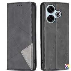 Xiaomi Redmi 13 5G / 13 4G  Magnetic Wallet Кожен Калъф и Протектор