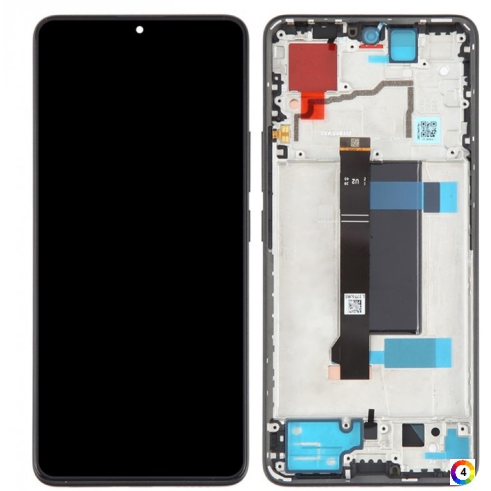 LCD Дисплей и Тъч Скрийн с рамка за Xiaomi Redmi Note 13 Pro 5G / Poco X6 5G