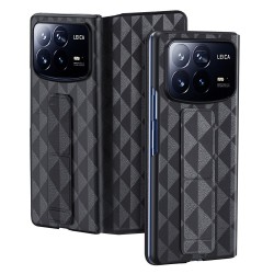 Кожен калъф DUX DUCIS Fitt за Xiaomi Mix Fold 4 5G със слот за карта и стойка - PU Кожа, Магнитно затваряне, Вкл. Протектор - 2 Цвята