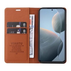 Xiaomi 14T YIKATU YK-001Wallet Кожен Калъф и Протектор