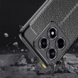 Xiaomi 14T Удароустойчив Litchi Skin Калъф и Протектор