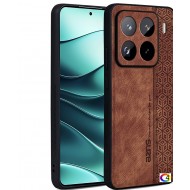Xiaomi 15 Pro Удароустойчив Кожен Калъф AZNS + Скрийн Протектор – Черен, Зелен, Син, Лилав, Кафяв