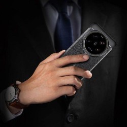 Xiaomi 15 Ultra Удароустойчив Litchi Texture Калъф и Протектор