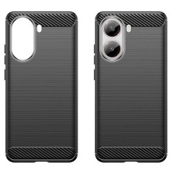 Xiaomi Poco X7 Pro 5G / Redmi Turbo 4 5G Удароустойчив Carbon Fiber Калъф и Протектор