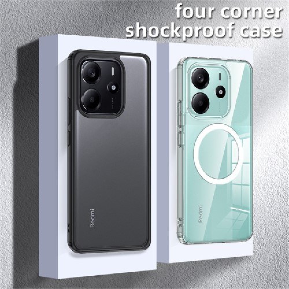 Xiaomi Redmi Note 14 4G MagSafe PC + TPU / Hybrid  Калъф и Протектор