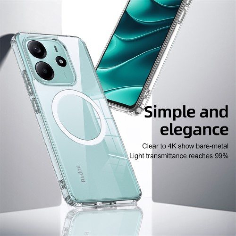 Xiaomi Redmi Note 14 4G MagSafe PC + TPU / Hybrid  Калъф и Протектор