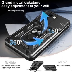 Xiaomi Poco X7 Pro 5G / Redmi Turbo 4 5G Удароустойчив Ring Holder Калъф и Протектор