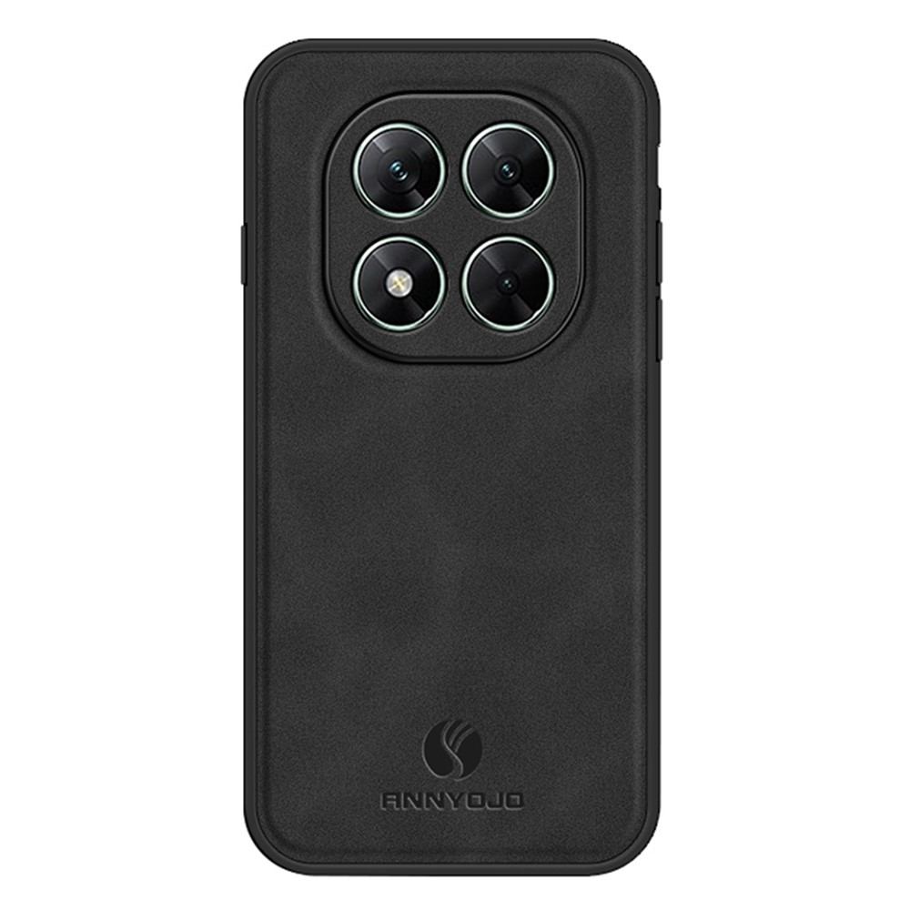 Кожен Калъф ANNYOJO за Xiaomi Poco X7 5G - PU кожа + PC + TPU, Анти-drop, Магнитен, 0.3mm Повдигнати Ръбове, Вкл. Протектор - 5 Цвята